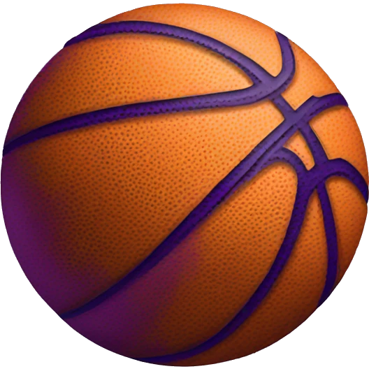 purple basketball emoji