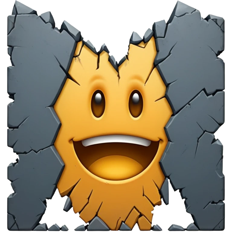 crack in the wall emoji