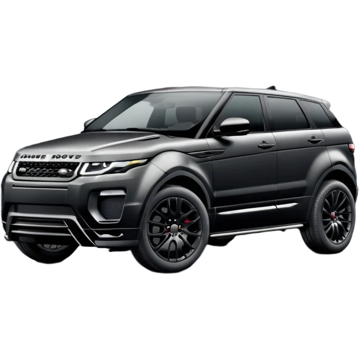 2024 all black LandRover evoque  emoji