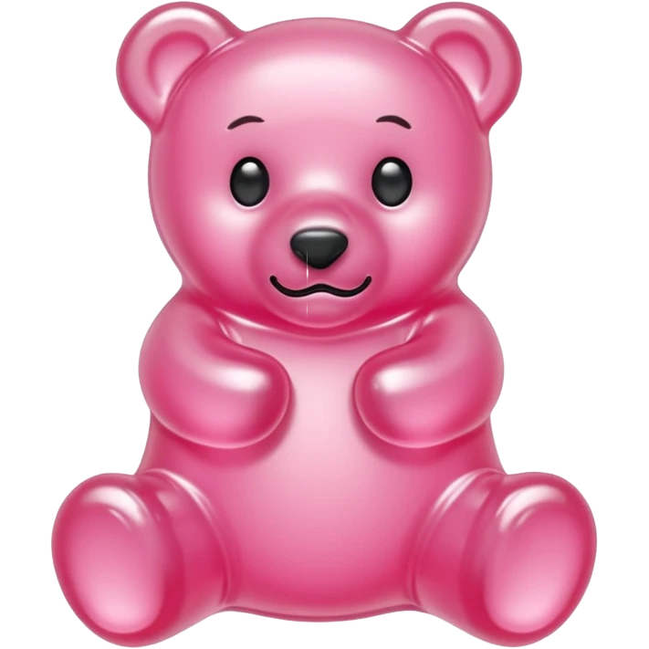 light pink haribo gummy bear emoji