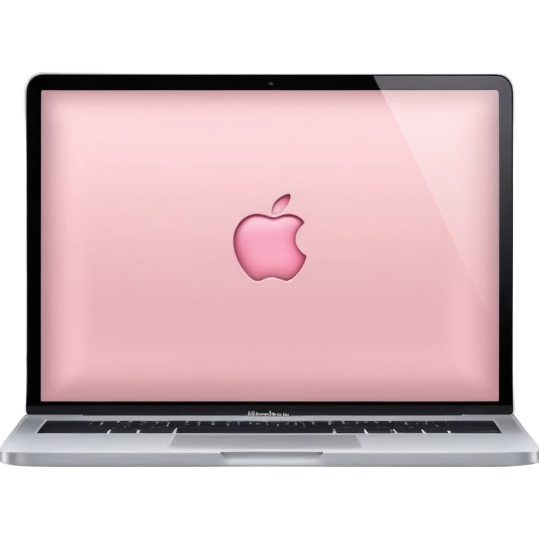 Light pink macbook emoji