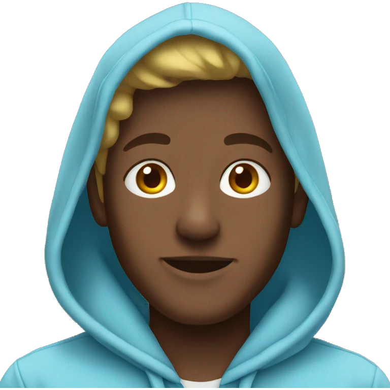 Light blue hoodie emoji
