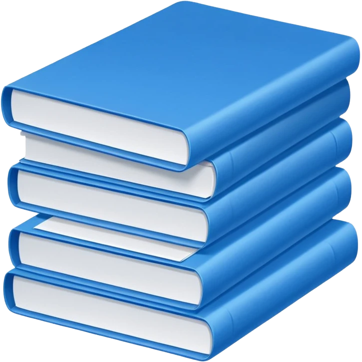 documents with blue cover emoji