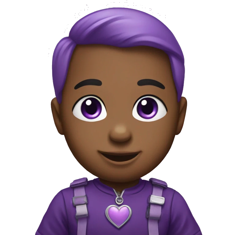 Baby purple heart emoji