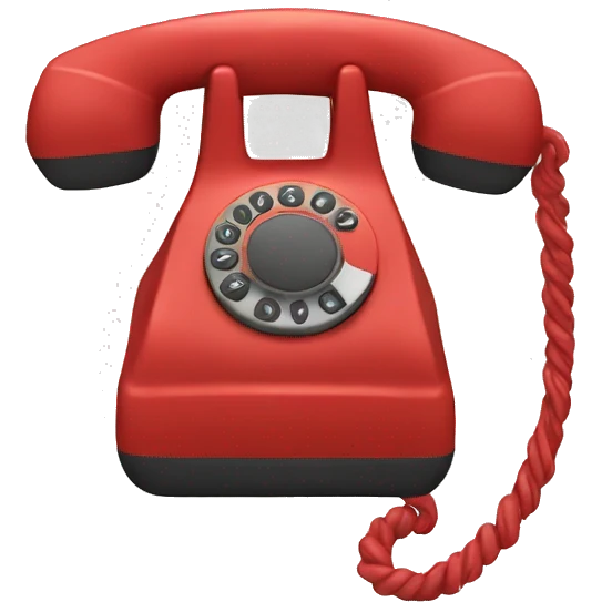 red phone emoji