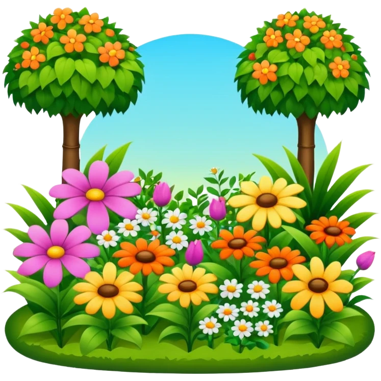 friendly garden emoji