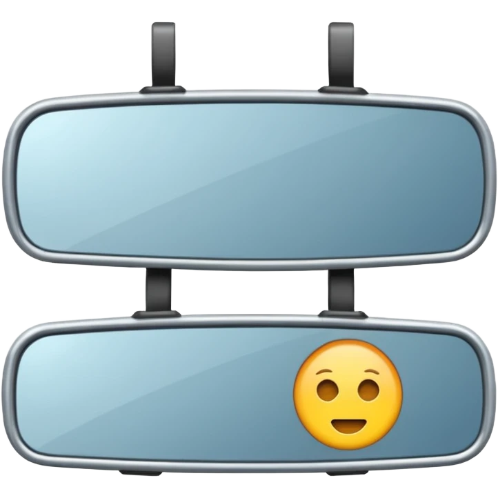 rear view mirror emoji