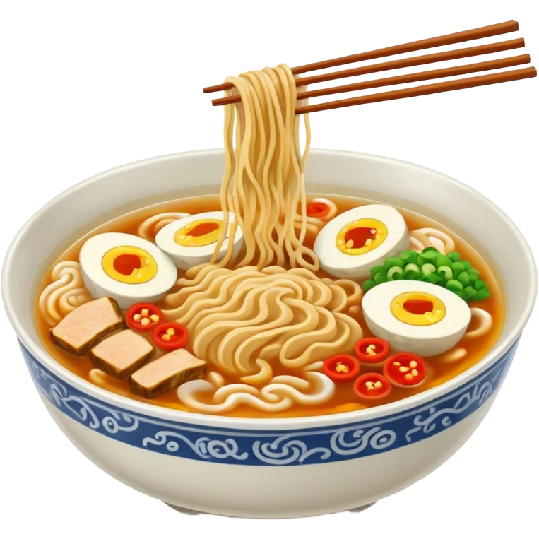 Bowl of ramen emoji