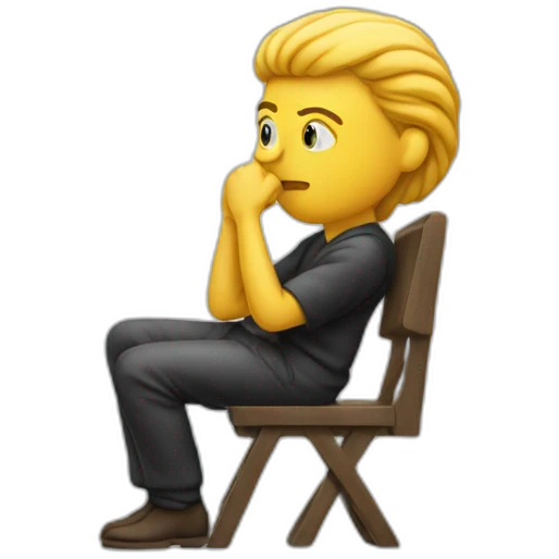 thinker in action emoji