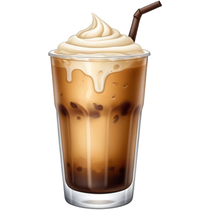 vanilla bean iced coffee  emoji