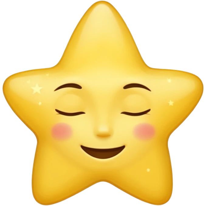 A star emoji smiling softly and eyes closed emoji