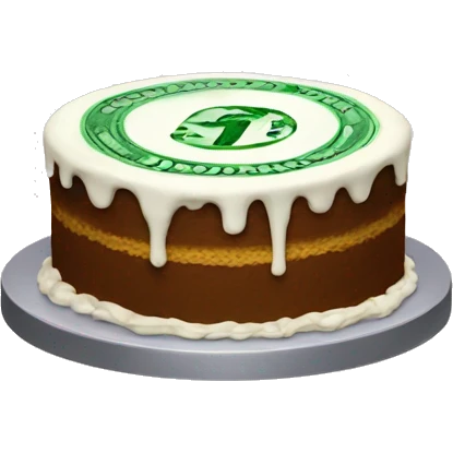 dollar cake emoji