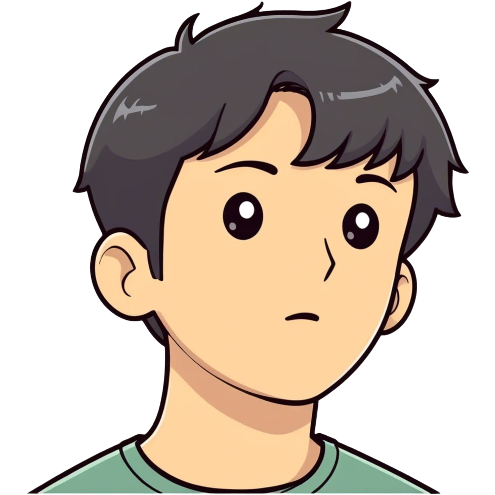 male portrait under blue sky emoji