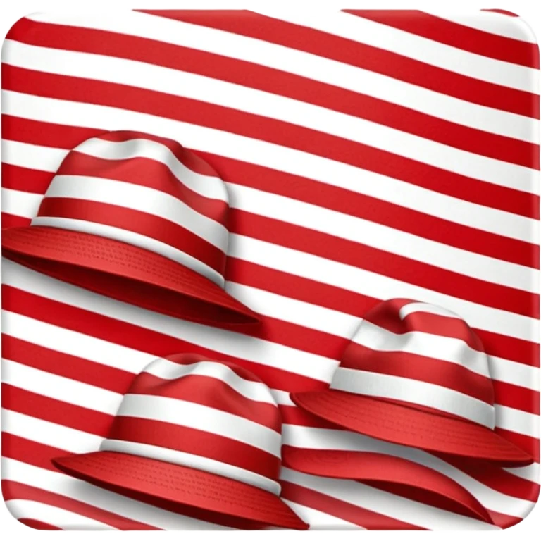 striped hats emoji