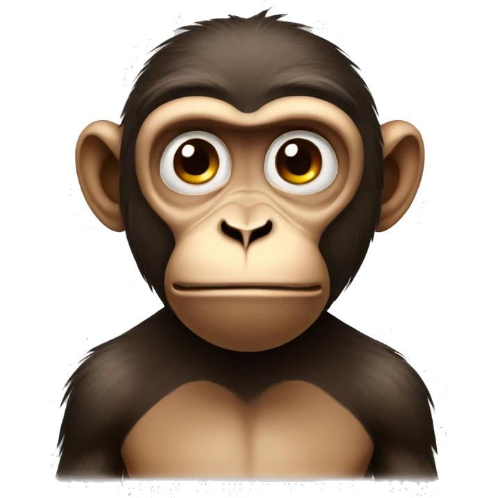 upset monkey face emoji