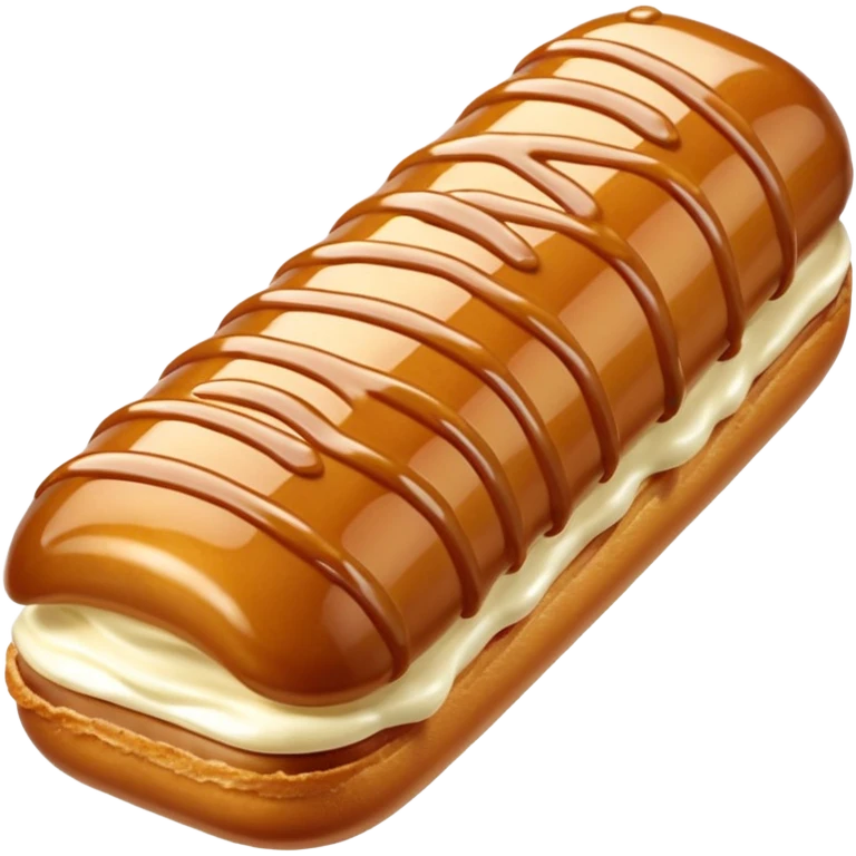 Caramel drizzle éclair























 emoji