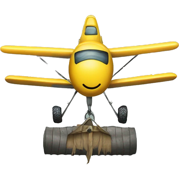Crop duster emoji