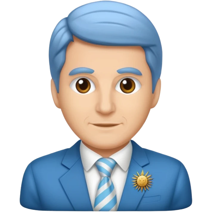 Javier Milei current president of Argentina emoji