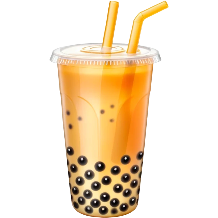 Bubble Tea with fruit tea emoji