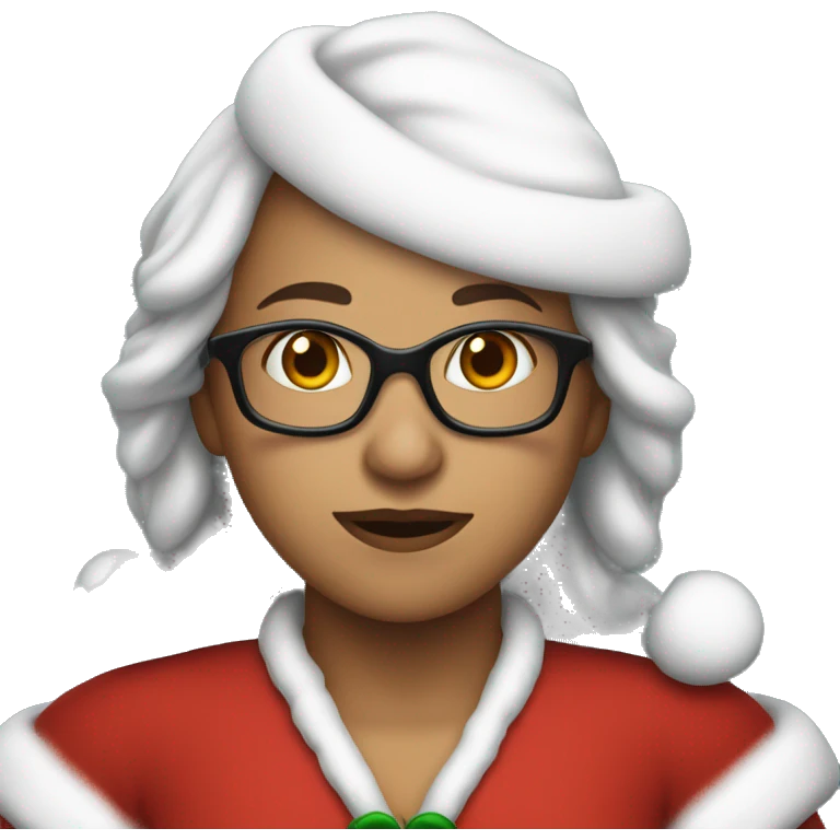 sabrina carbenter as santa claus emoji