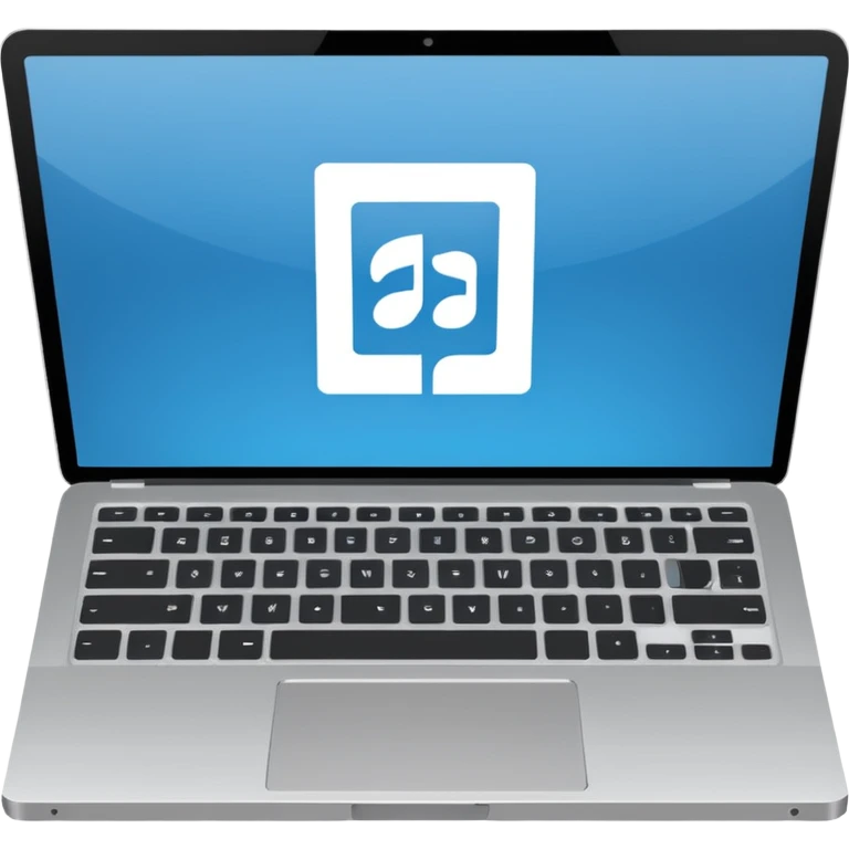 laptop with ableton's tag emoji