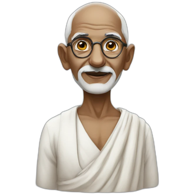 gandhi emoji