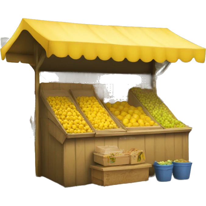 a yellow market stall emoji