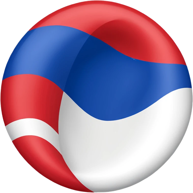 circular Russia flag emoji