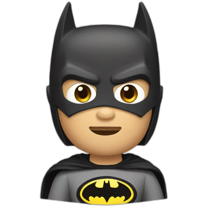 Burmese Chinese Batman emoji