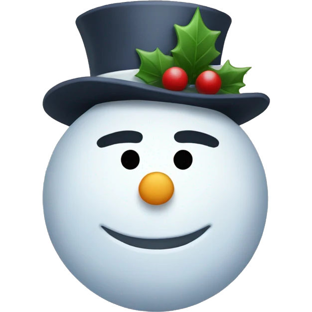 
snowman noel father emoji