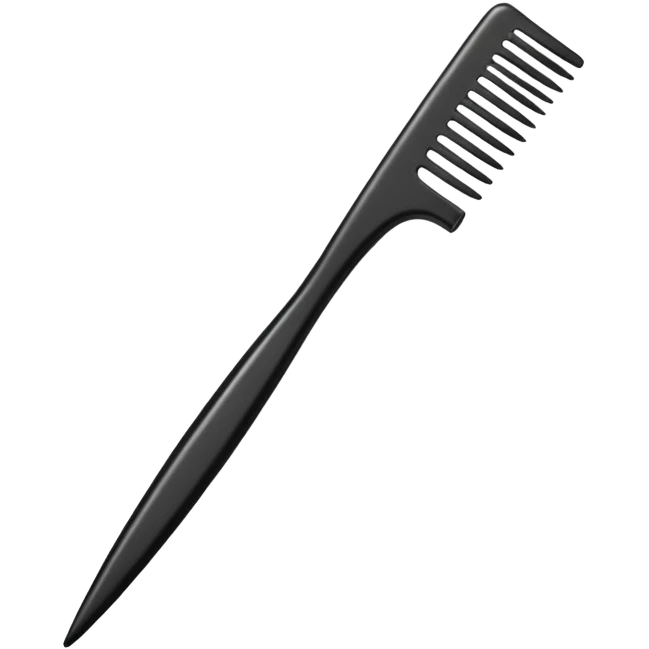 Rat tail comb emoji
