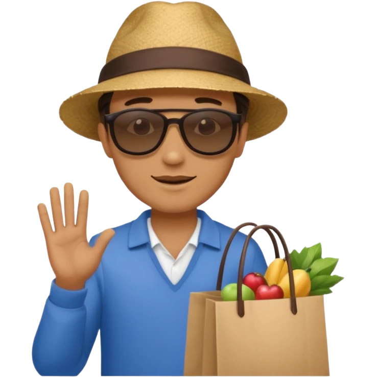 Market Shopper man emoji