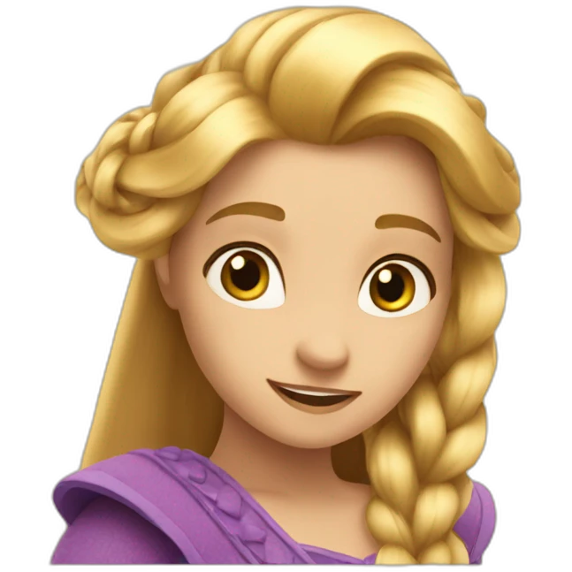 Raiponce emoji
