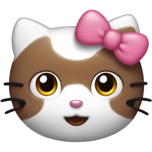 Hello kitty with heart eyes  emoji