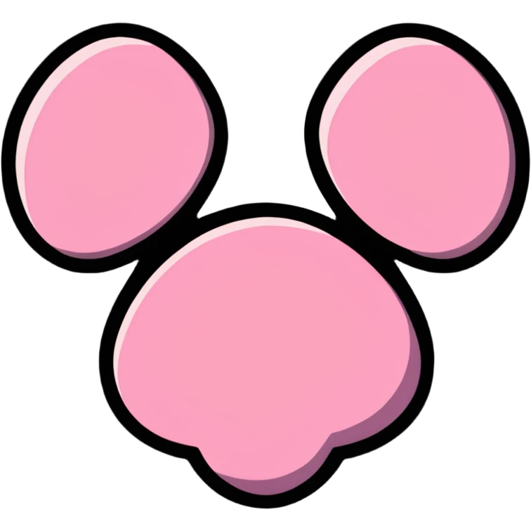 pink pawprint emoji