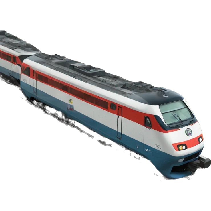 German train on rail emoji