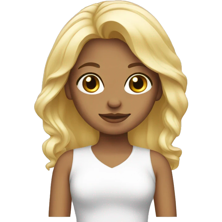 Girl blonde  emoji