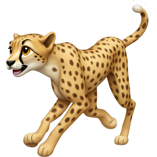 running cheetah profile emoji