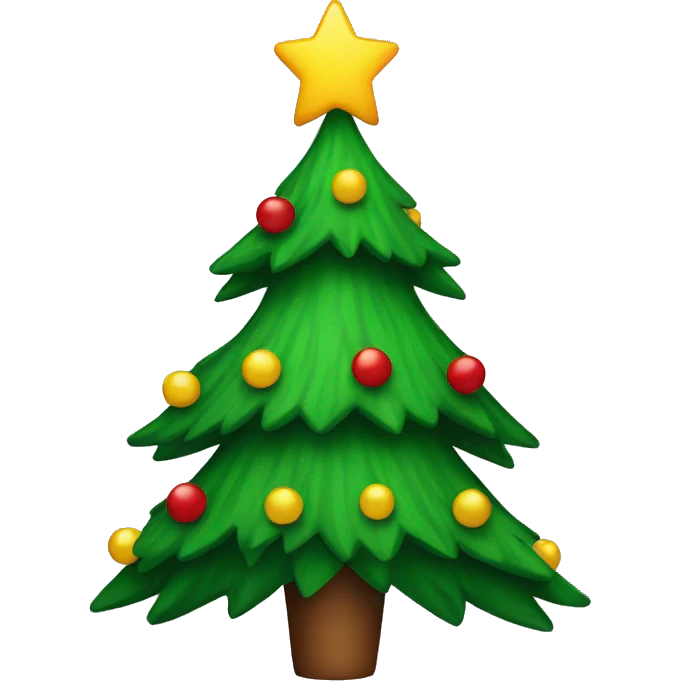 Christmas tree emoji