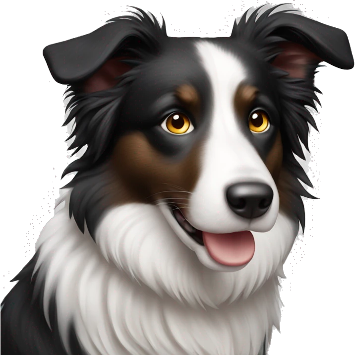 Border collie ￼ emoji