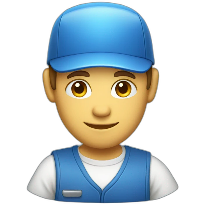 blue car mechanic emoji