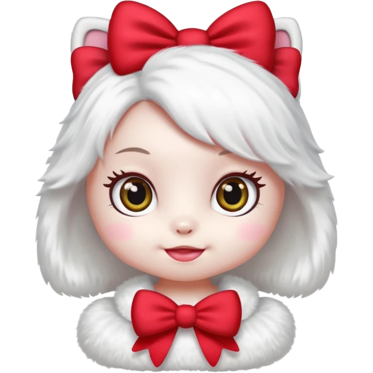 Human like hello kitty style emoji