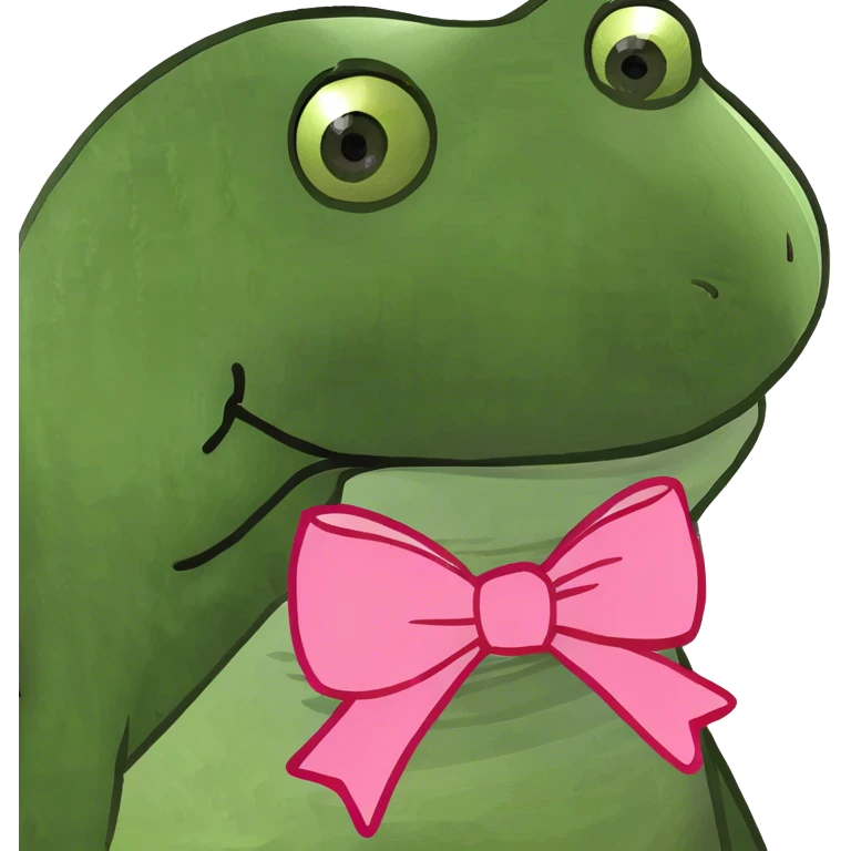 Pink bow emoji