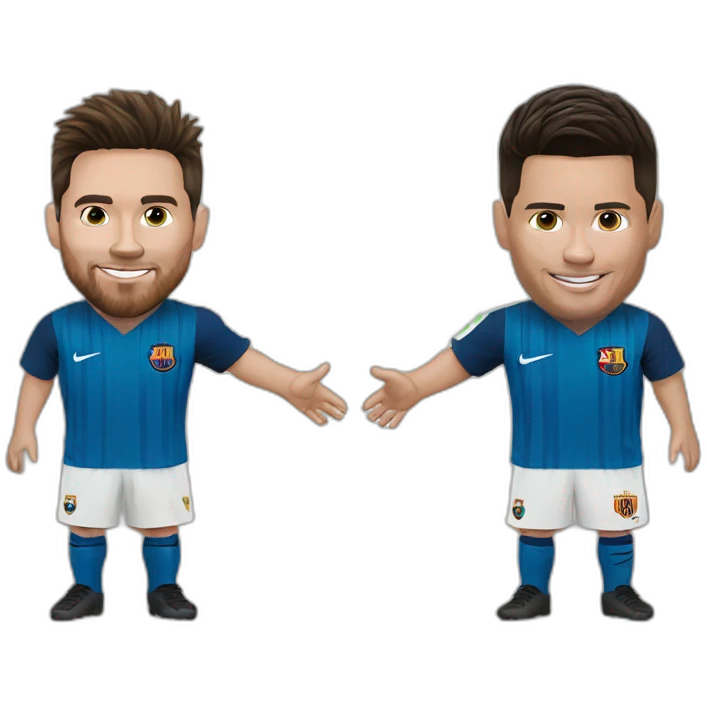 Messi et Ronaldo  emoji