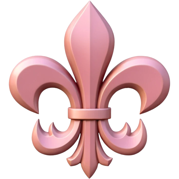 Fleur de lis made of SPAM sculpture  emoji
