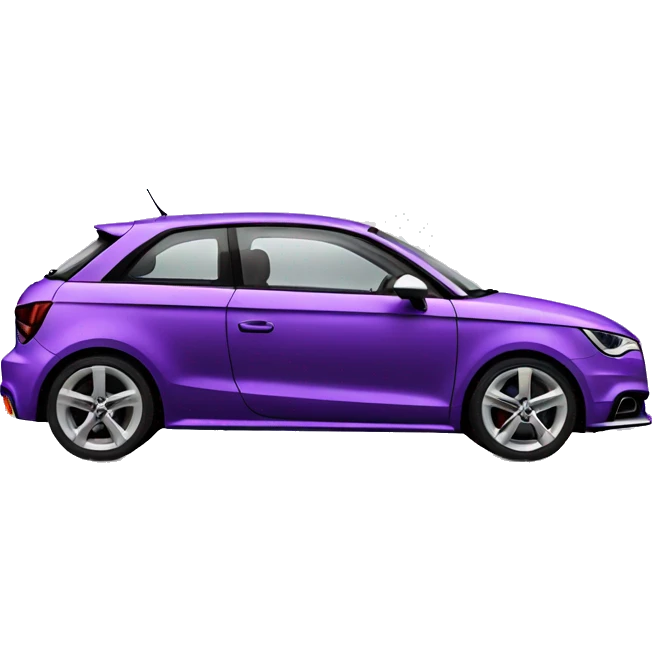 Purple Audi a1 emoji