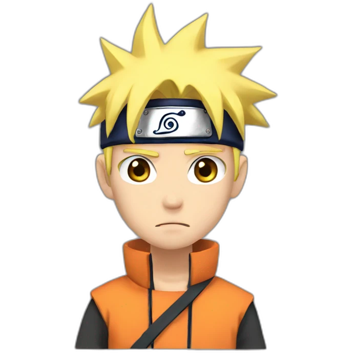 Naruto sad emoji