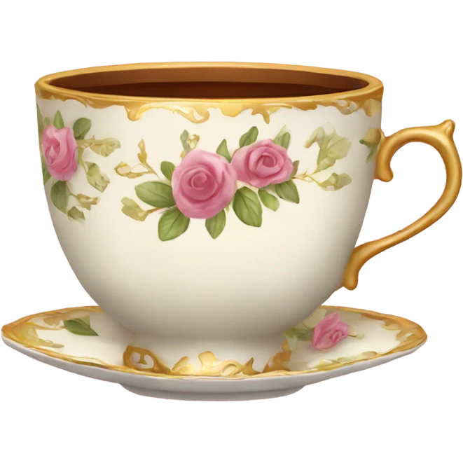 Fancy tea cup emoji