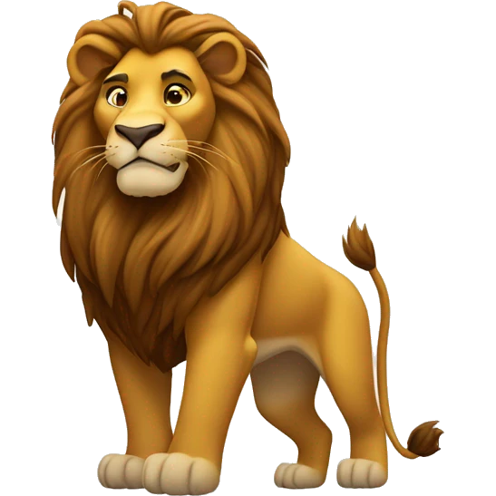 Le roi lion raying emoji