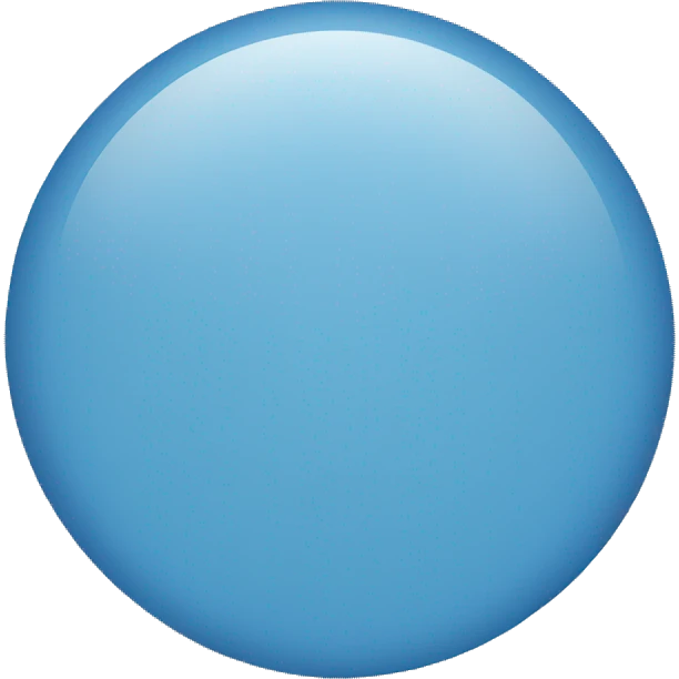 blue circle emoji